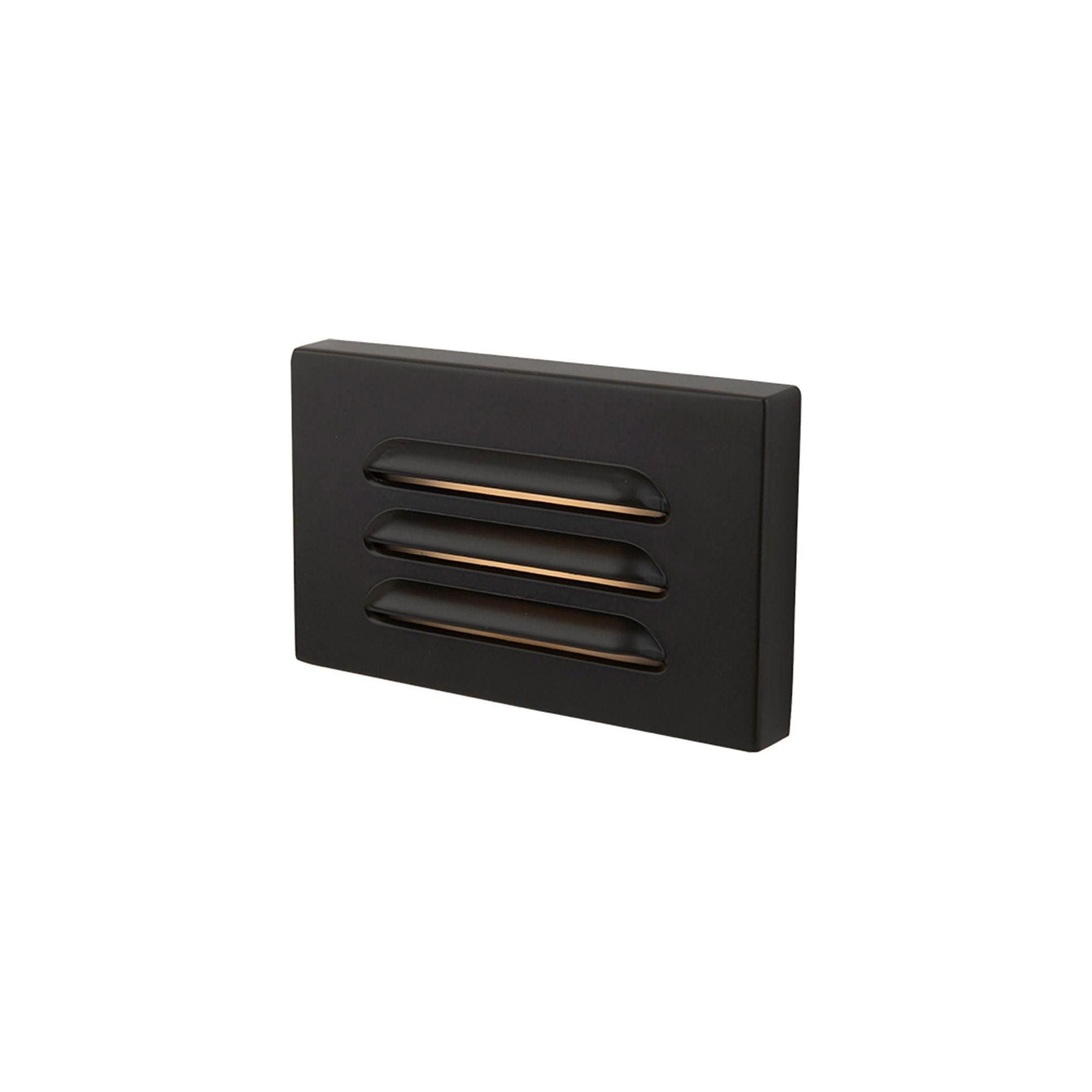 WAC Lighting - 5" 12V LED Horizontal Louvered Surface Mounted Indoor/Outdoor Step Light and Wall Light - Lights Canada
