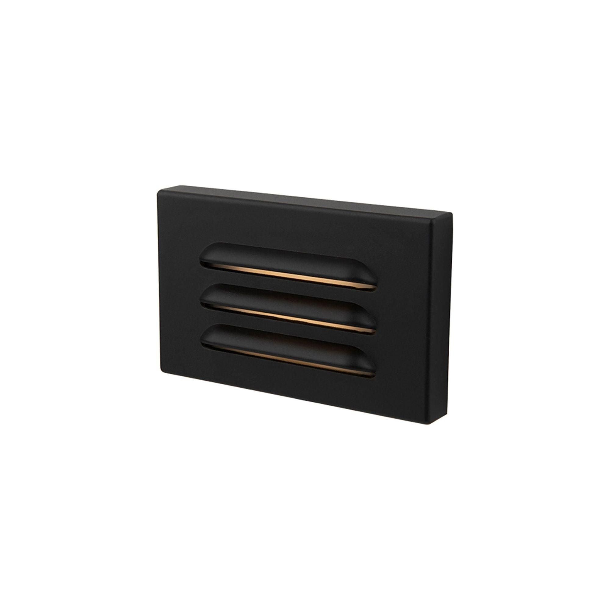 WAC Lighting - 5" 12V LED Horizontal Louvered Surface Mounted Indoor/Outdoor Step Light and Wall Light - Lights Canada