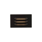 WAC Lighting - 5" 12V LED Horizontal Louvered Surface Mounted Indoor/Outdoor Step Light and Wall Light - Lights Canada