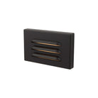 WAC Lighting - 5" 12V LED Horizontal Louvered Surface Mounted Indoor/Outdoor Step Light and Wall Light - Lights Canada