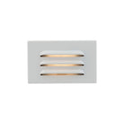 WAC Lighting - 5" 12V LED Horizontal Louvered Surface Mounted Indoor/Outdoor Step Light and Wall Light - Lights Canada