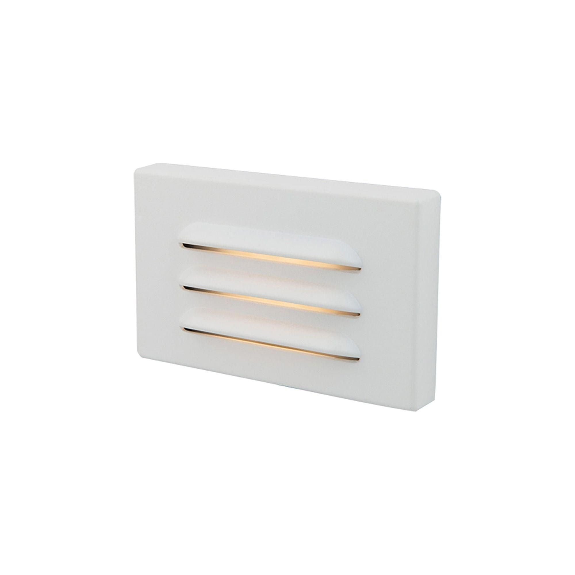 WAC Lighting - 5" 12V LED Horizontal Louvered Surface Mounted Indoor/Outdoor Step Light and Wall Light - Lights Canada