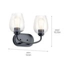 Kichler - Kichler Valserrano Vanity 2 Light - Lights Canada
