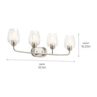 Kichler - Kichler Valserrano Vanity 4 Light - Lights Canada