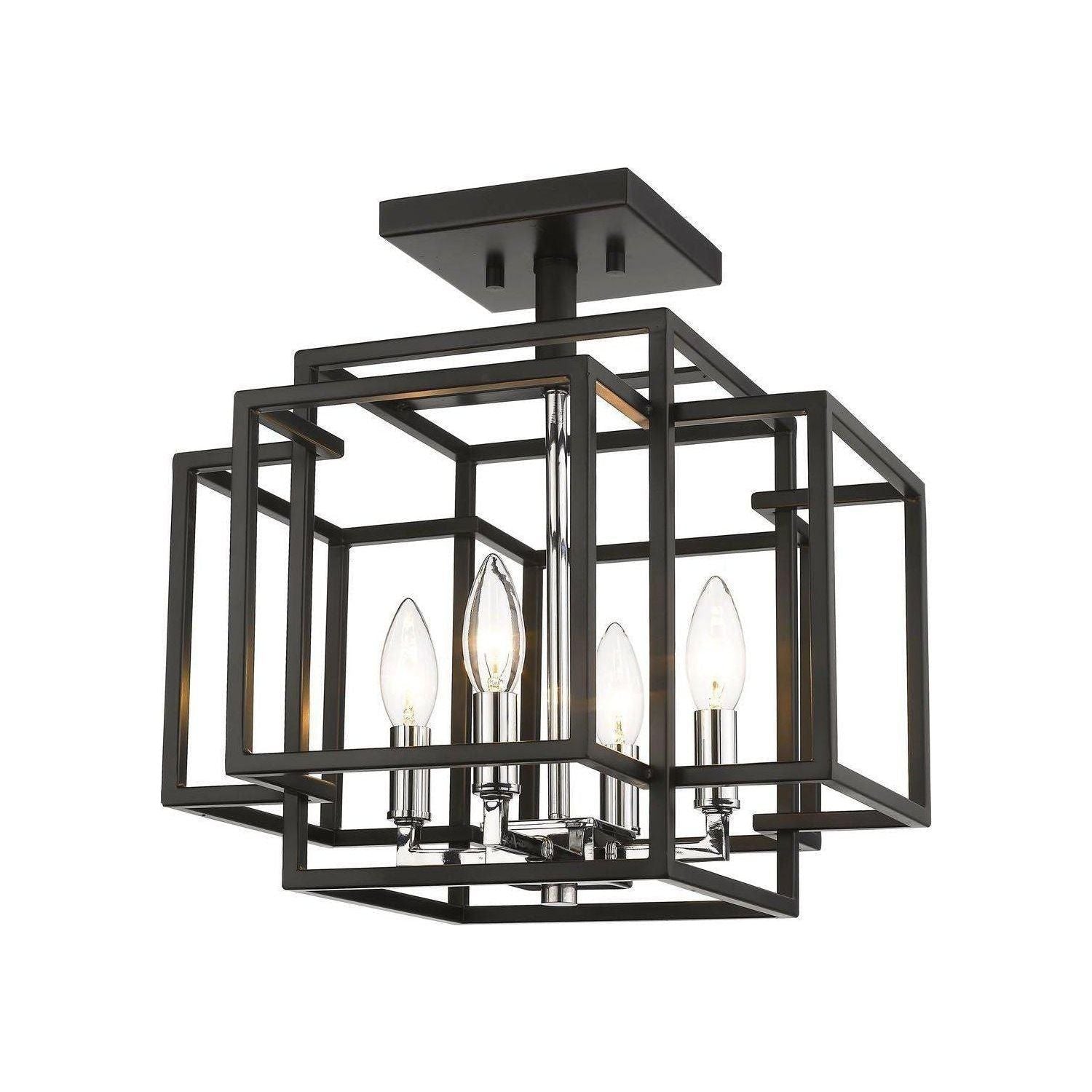 Z-Lite - Titania Semi Flush Mount - Lights Canada
