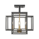 Z-Lite - Titania Semi Flush Mount - Lights Canada