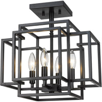 Titania 4-Light Semi Flush Mount