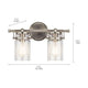 Kichler - Kichler Brinley Vanity 2 Light - Lights Canada
