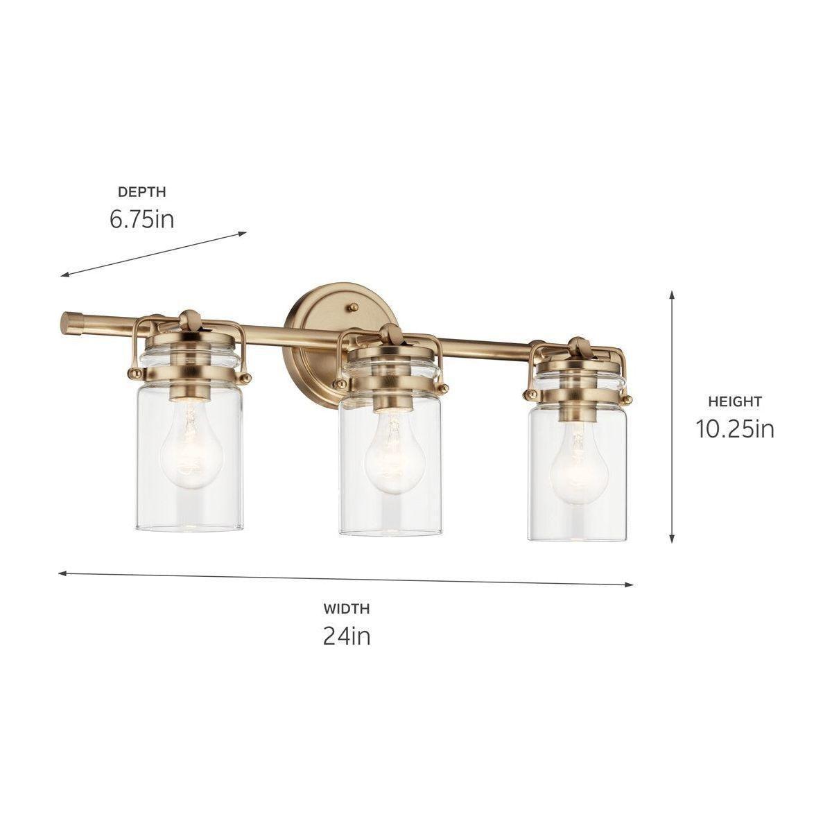Kichler - Brinley 24" 3-Light Vanity Light - Lights Canada