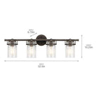 Kichler - Kichler Brinley Vanity 4 Light - Lights Canada