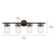Kichler - Kichler Brinley Vanity 4 Light - Lights Canada