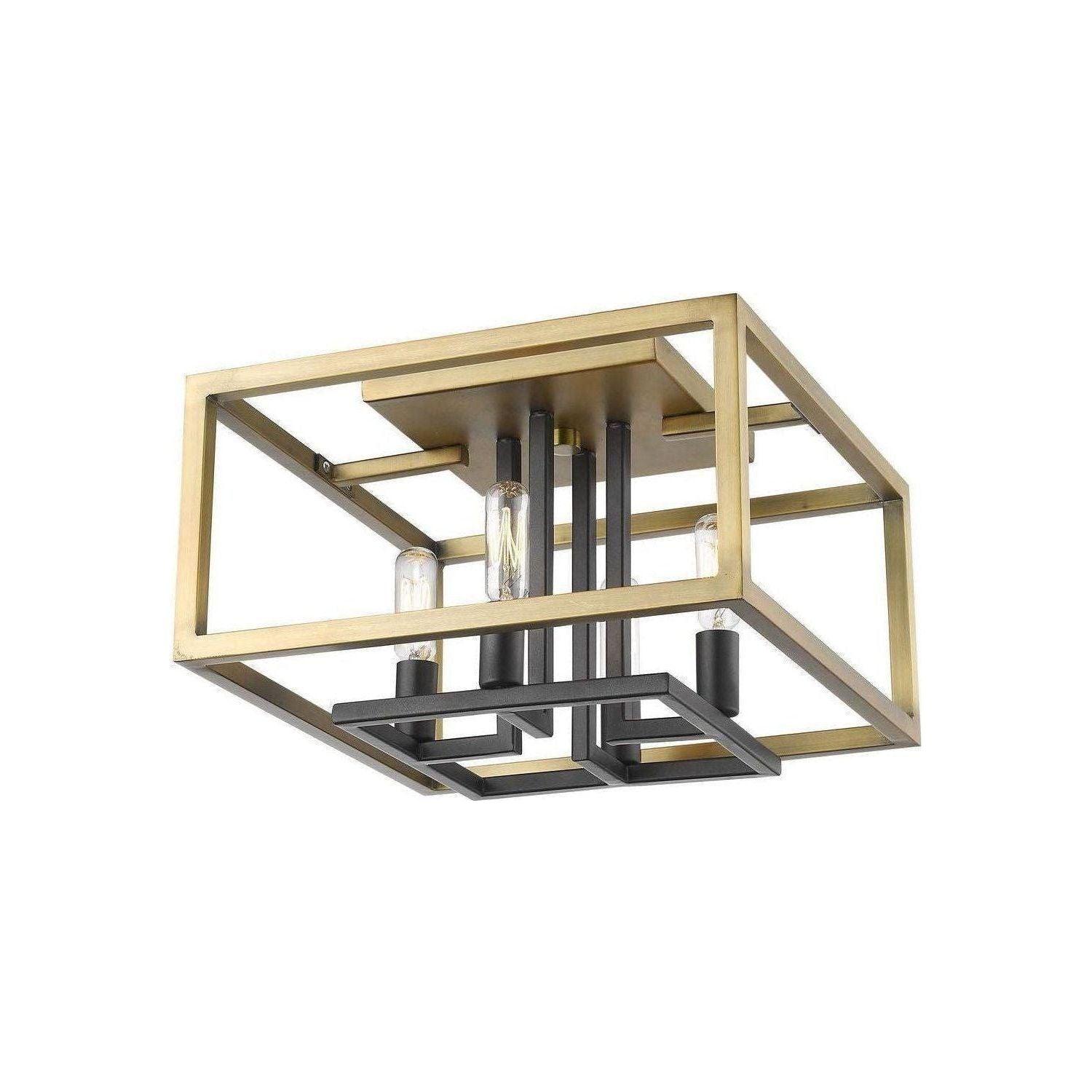 Z-Lite - Quadra Flush Mount - Lights Canada