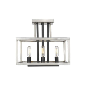 Z-Lite - Quadra Semi Flush Mount - Lights Canada