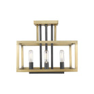 Z-Lite - Quadra Semi Flush Mount - Lights Canada
