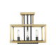 Z-Lite - Quadra Semi Flush Mount - Lights Canada
