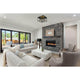 Z-Lite - Euclid 4-Light Flush Mount - Lights Canada