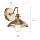 Kichler - Clyde 1-Light Sconce - Lights Canada