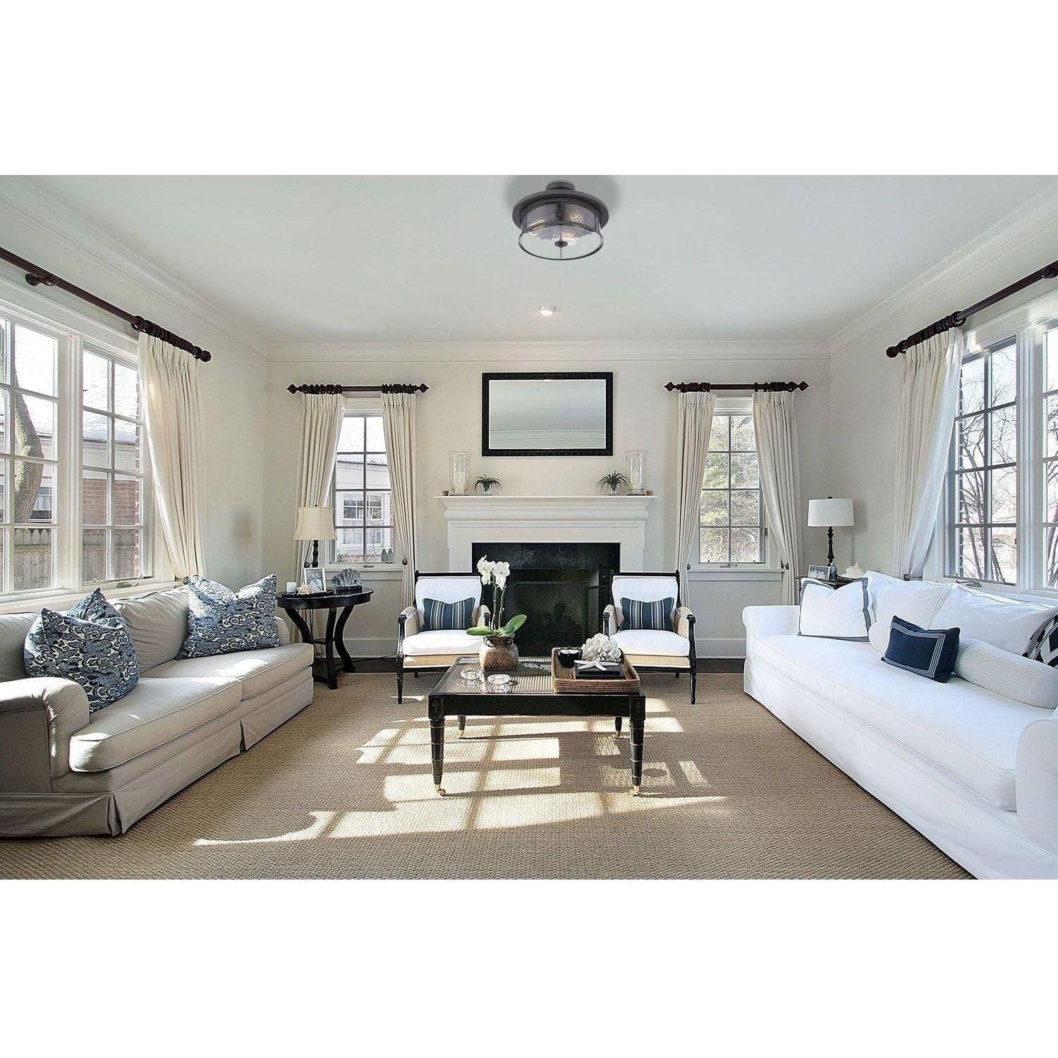 Z-Lite - Savannah Semi Flush Mount - Lights Canada
