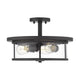 Z-Lite - Savannah Semi Flush Mount - Lights Canada