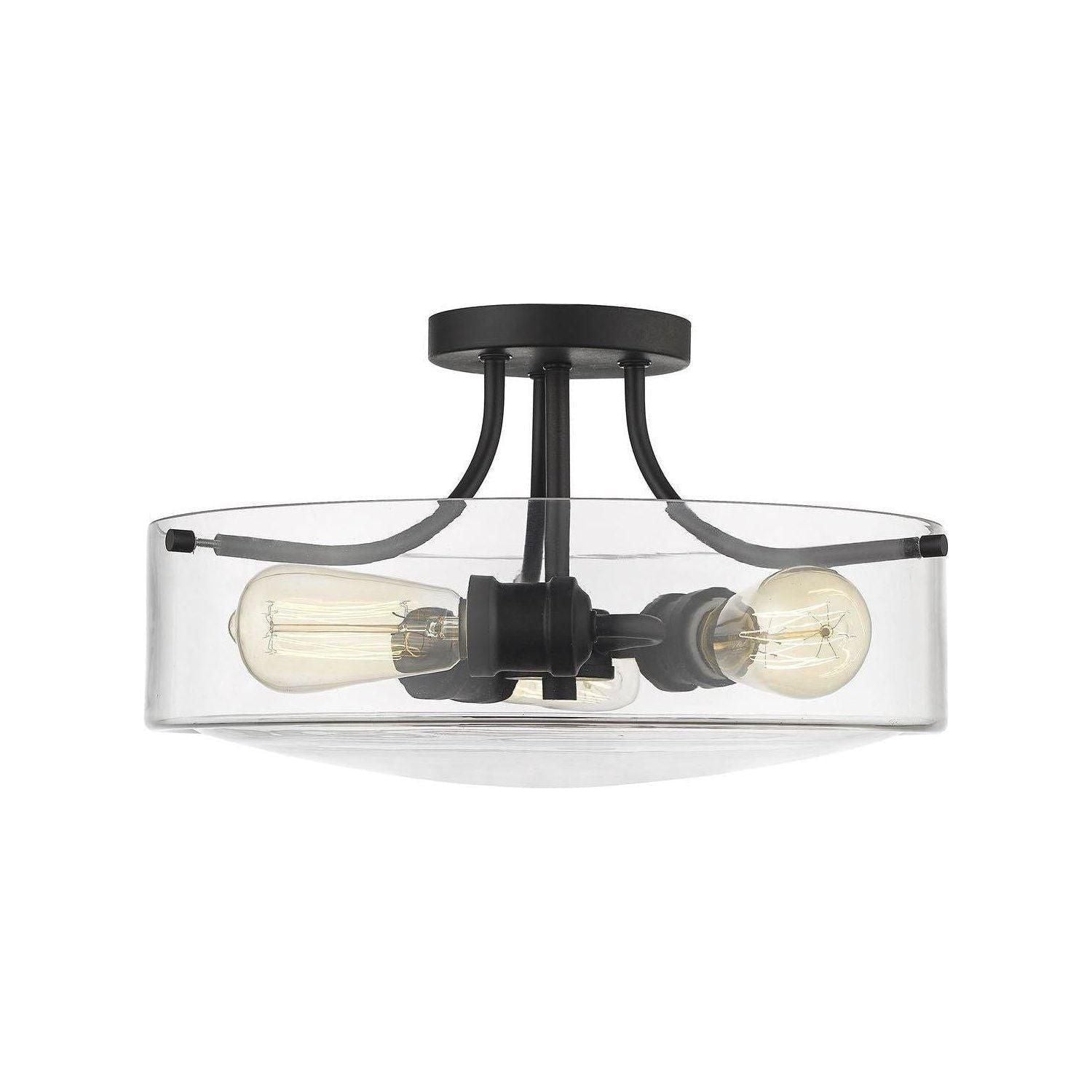 Z-Lite - Delaney Semi Flush Mount - Lights Canada