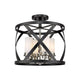 Z-Lite - Malcalester Semi Flush Mount - Lights Canada