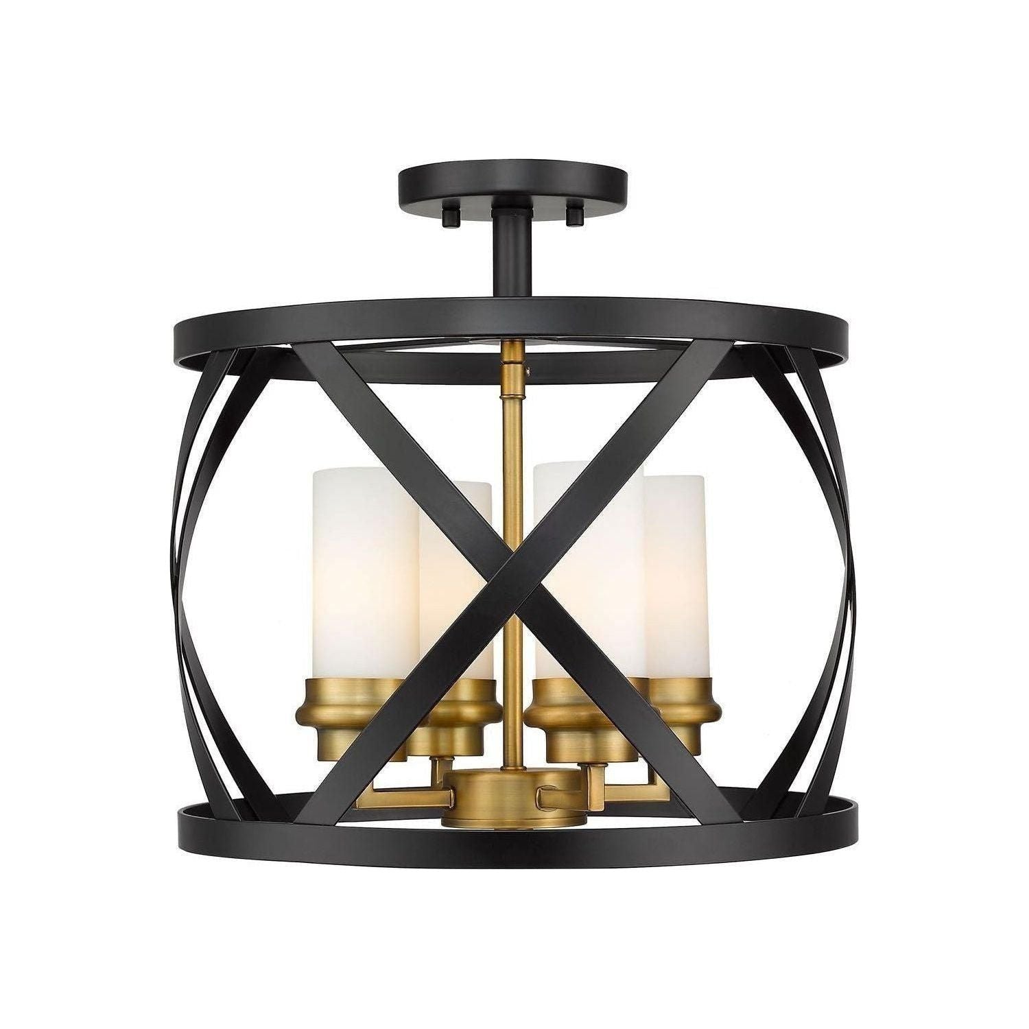 Z-Lite - Malcalester Semi Flush Mount - Lights Canada