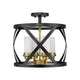 Z-Lite - Malcalester Semi Flush Mount - Lights Canada
