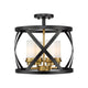 Z-Lite - Malcalester Semi Flush Mount - Lights Canada