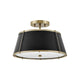 Clarke Medium Semi-Flush Mount