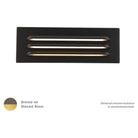 WAC Lighting - 9" 12V LED Horizontal Louvered Surface Mounted Indoor/Outdoor Step Light and Wall Light - Lights Canada