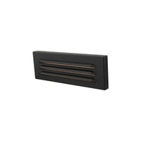 9" 12V LED Horizontal Louvered Surface Mounted Indoor/Outdoor Step Light and Wall Light