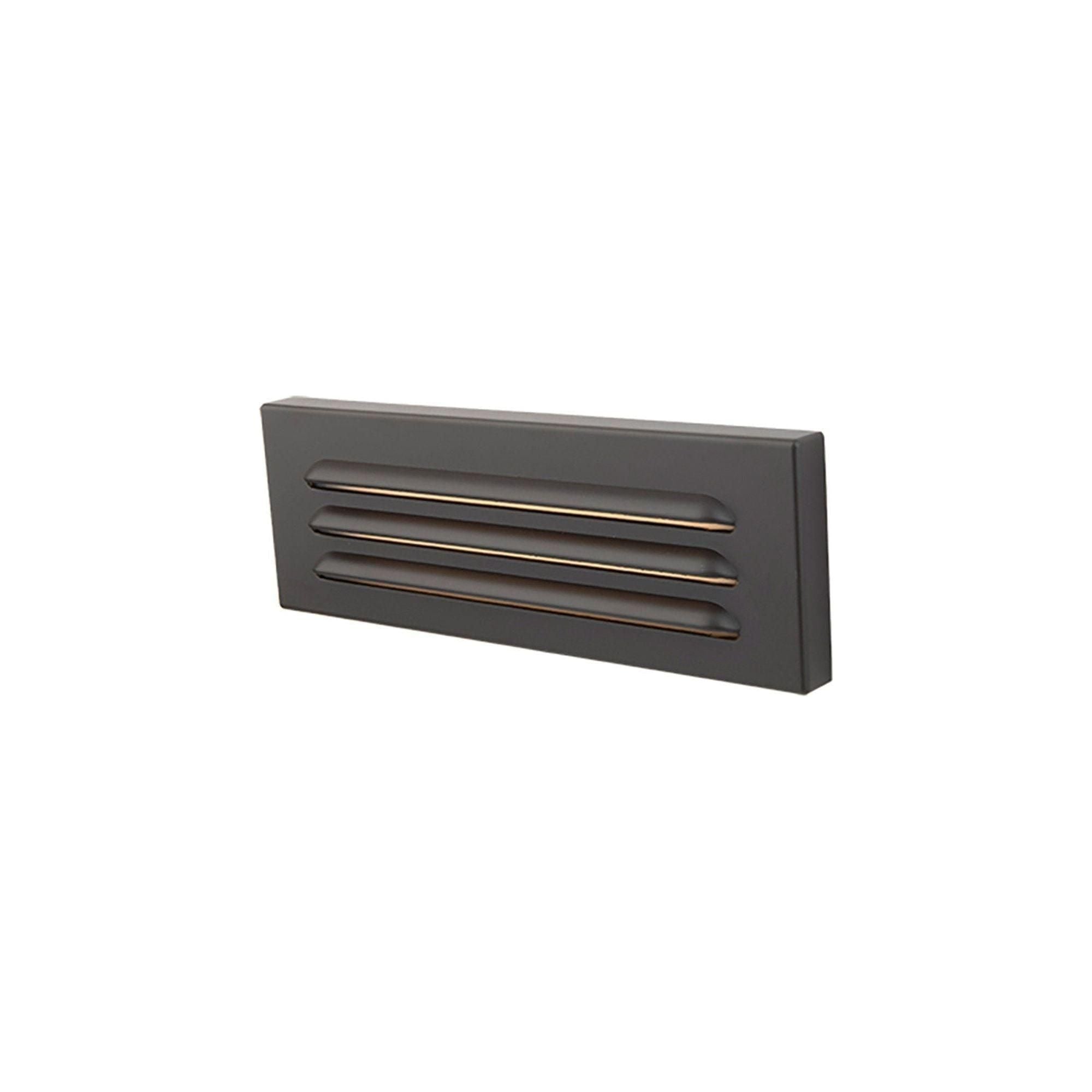 WAC Lighting - 9" 12V LED Horizontal Louvered Surface Mounted Indoor/Outdoor Step Light and Wall Light - Lights Canada