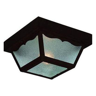 Builder's Choice Outdoor Ceiling Light Matte Black