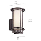 Kichler - Pacific Edge Outdoor Wall Light - Lights Canada