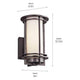 Kichler - Pacific Edge Outdoor Wall Light - Lights Canada