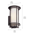 Kichler - Pacific Edge Outdoor Wall Light - Lights Canada