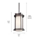 Kichler - Pacific Edge Outdoor Pendant - Lights Canada