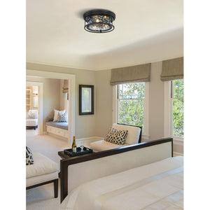 Z-Lite - Clarion 3-Light Flush Mount - Lights Canada