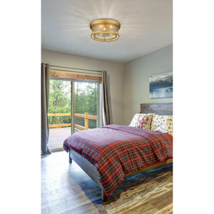 Z-Lite - Clarion 3-Light Flush Mount - Lights Canada