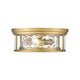 Z-Lite - Clarion 3-Light Flush Mount - Lights Canada