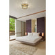 Z-Lite - Clarion 3-Light Flush Mount - Lights Canada