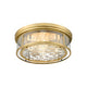 Z-Lite - Clarion 4-Light Flush Mount - Lights Canada