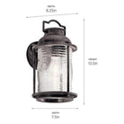Kichler - Ashland Bay Outdoor Wall Light - Lights Canada
