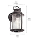 Kichler - Ashland Bay Outdoor Wall Light - Lights Canada