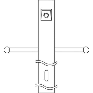 Accessory Post with Photocell and Ladder Rest