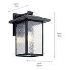 Elan - Capanna Outdoor Wall Light - Lights Canada