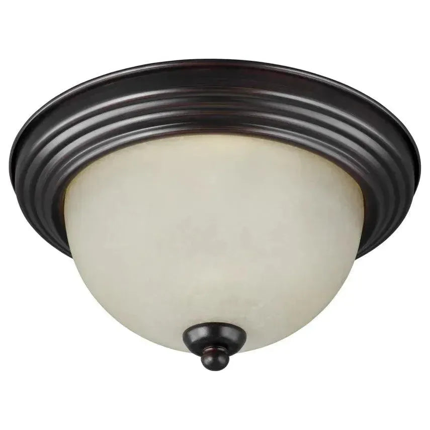 Generation Lighting - Geary Three Light Flush Mount (with Bulbs) - Lights Canada