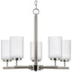 Generation Lighting - Oslo Five Light Chandelier - Lights Canada
