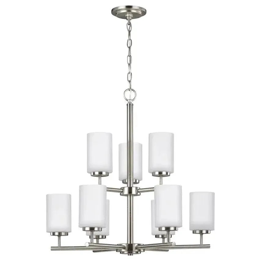 Generation Lighting - Oslo Nine Light Chandelier - Lights Canada