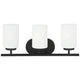 Generation Lighting - Oslo Three Light Wall / Bath (with Bulbs) - Lights Canada